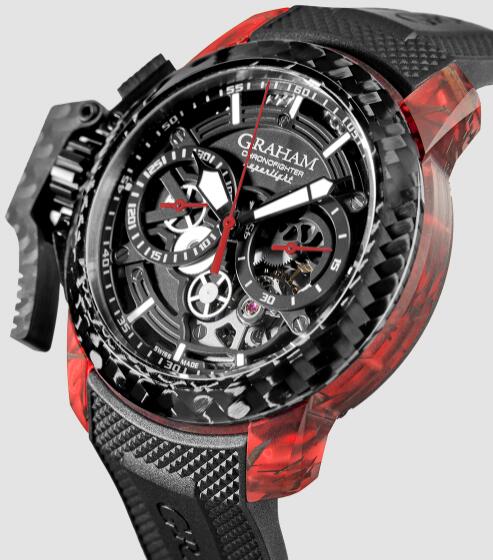 Graham Chronofighter Superlight CARBON SKELETON 2CCCK.B41A Replica Watch